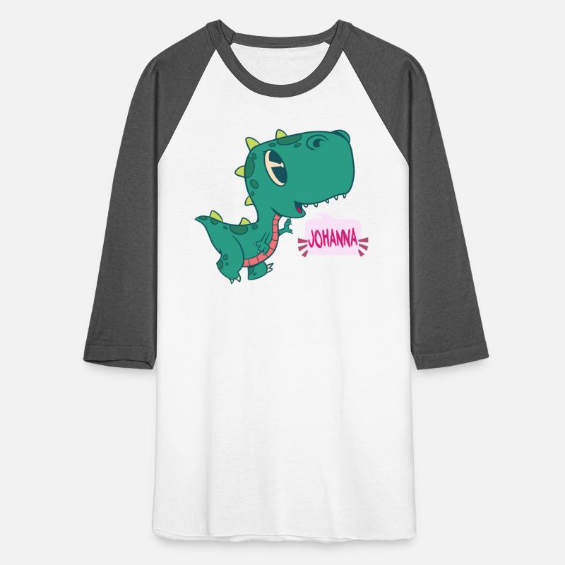 JOHANNA - Lovely girl name with cute dinosaur