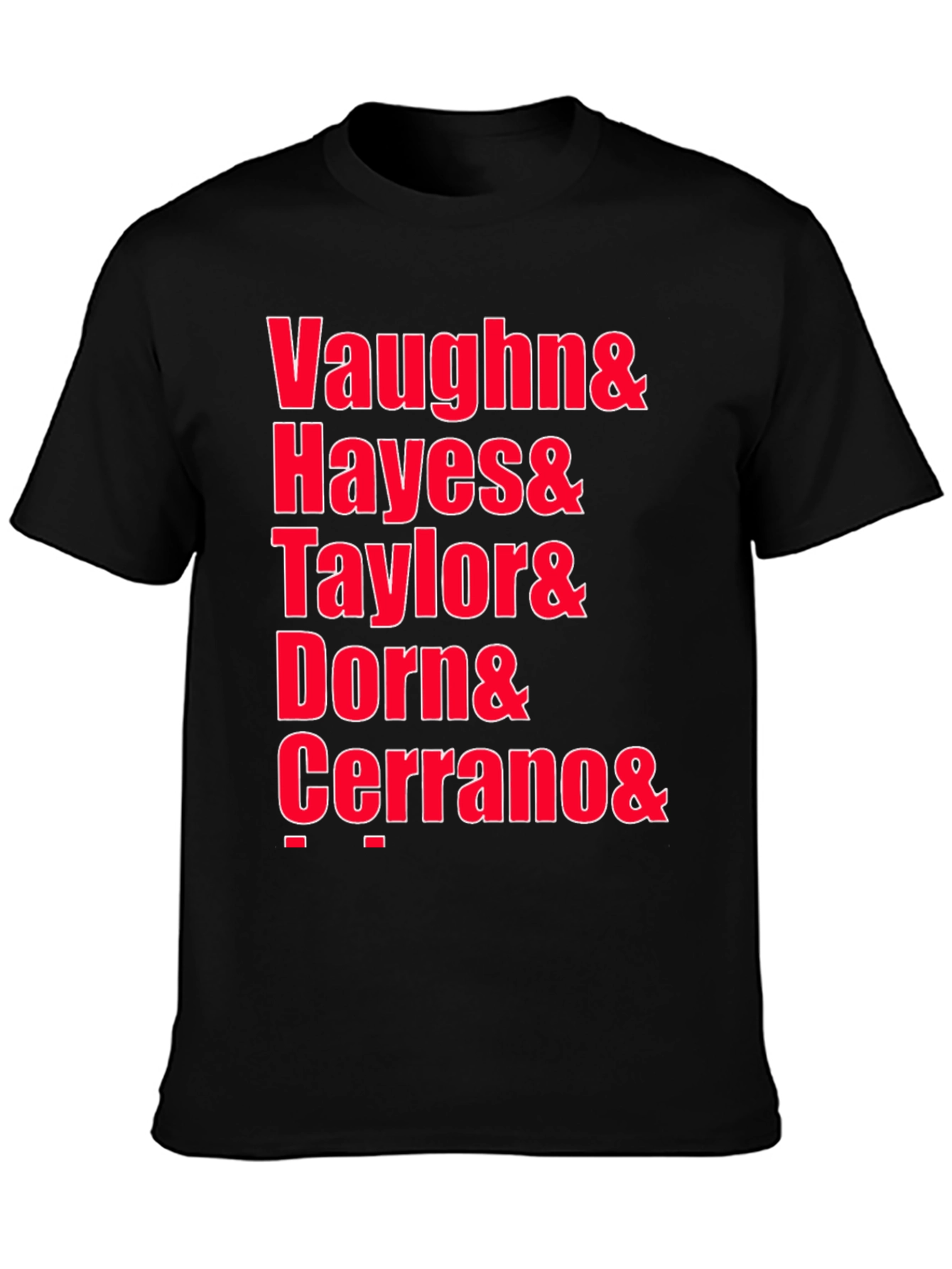 Vaughn Hayes Taylor Dorn Cerrano Graphic Tee