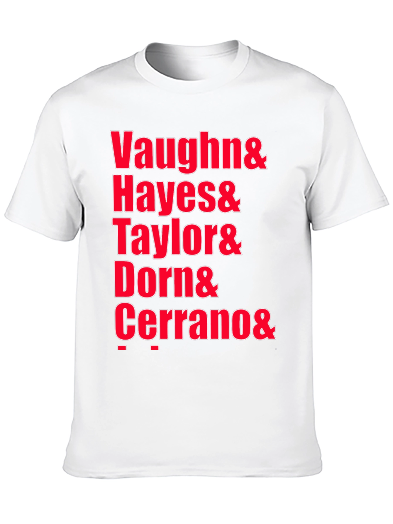 Vaughn Hayes Taylor Dorn Cerrano Graphic Tee