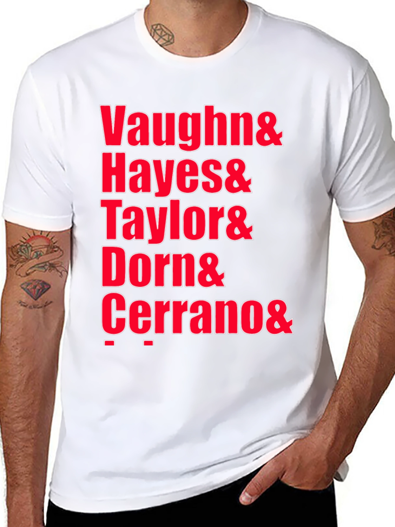 Vaughn Hayes Taylor Dorn Cerrano Graphic Tee