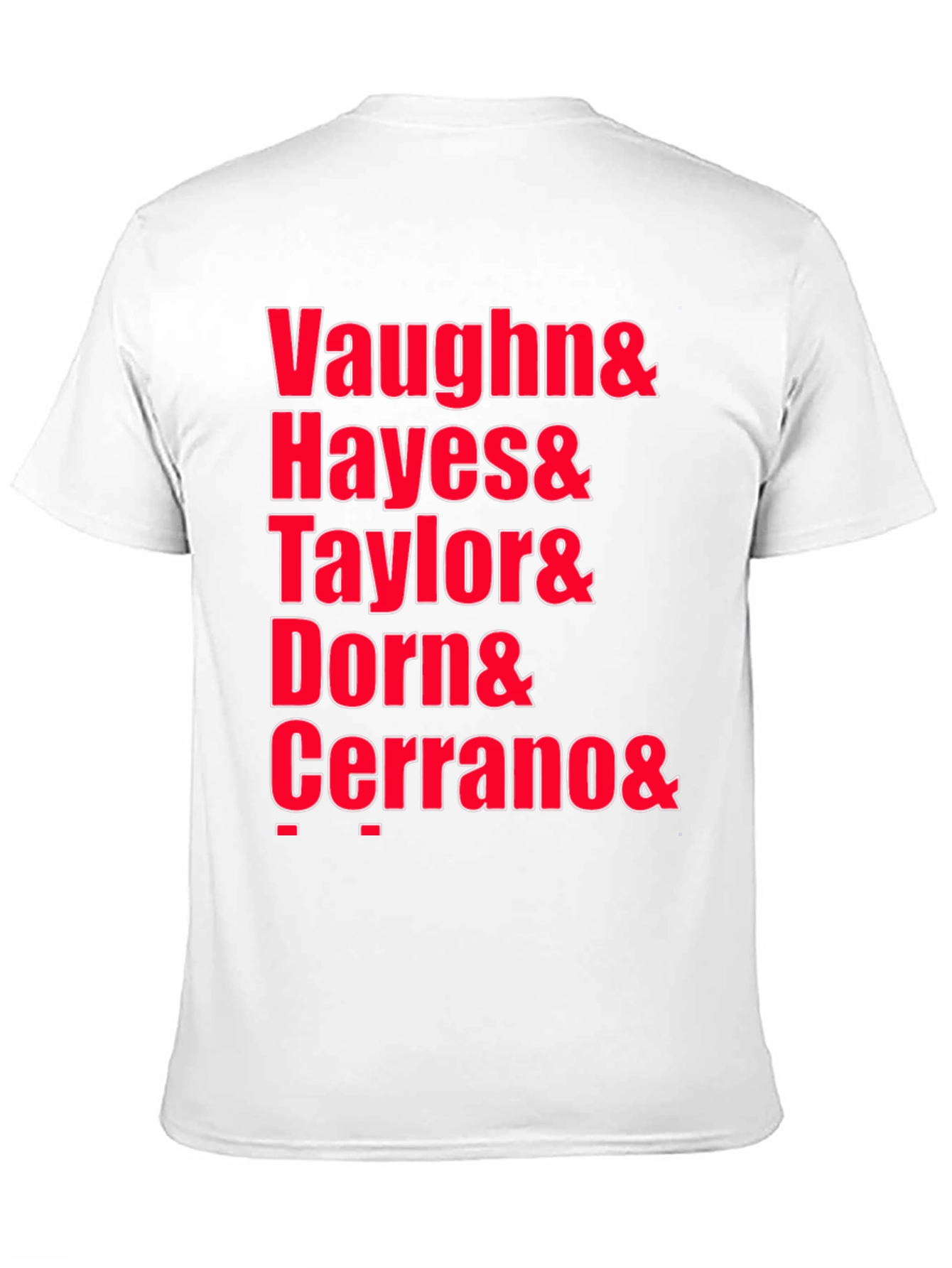 Vaughn Hayes Taylor Dorn Cerrano Graphic Tee