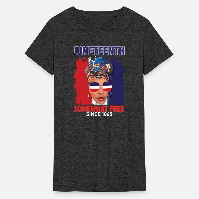 Juneteenth Red White and Blue Somewhat Free