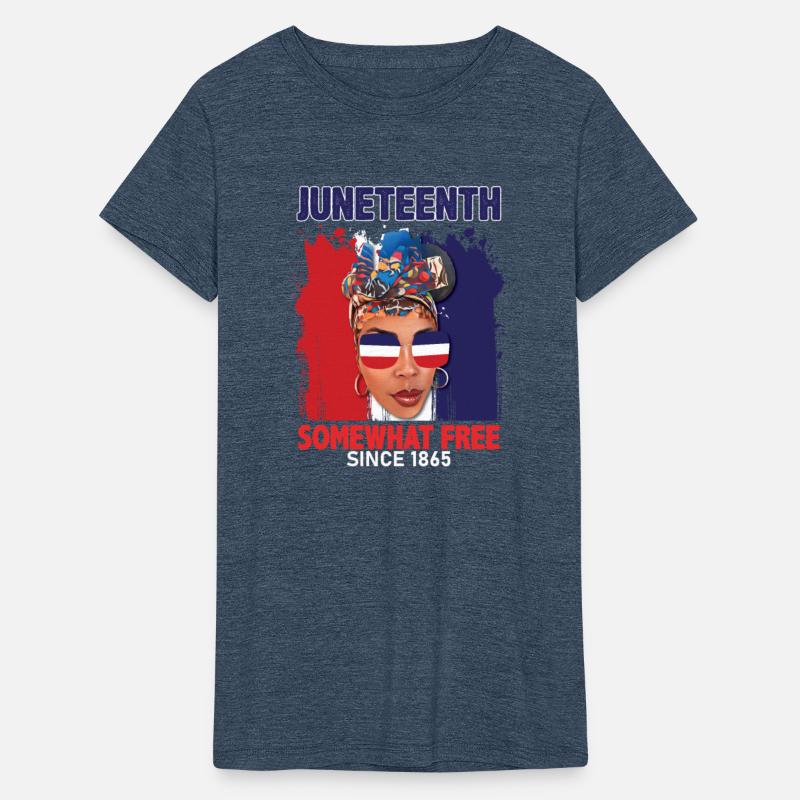 Juneteenth Red White and Blue Somewhat Free