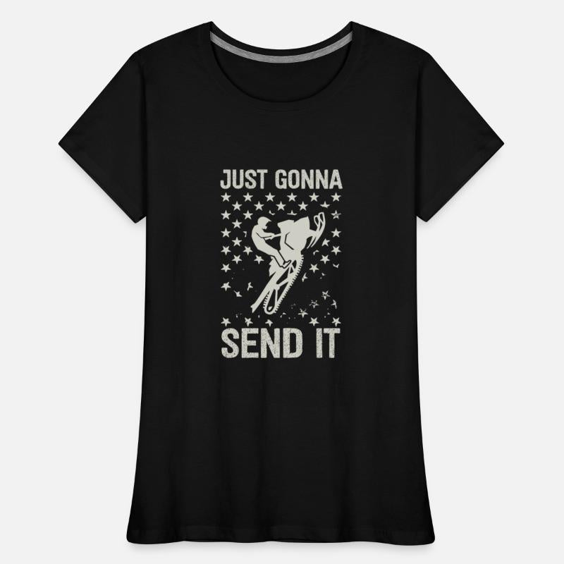 Just Gonna Send It American Flag Jet Ski
