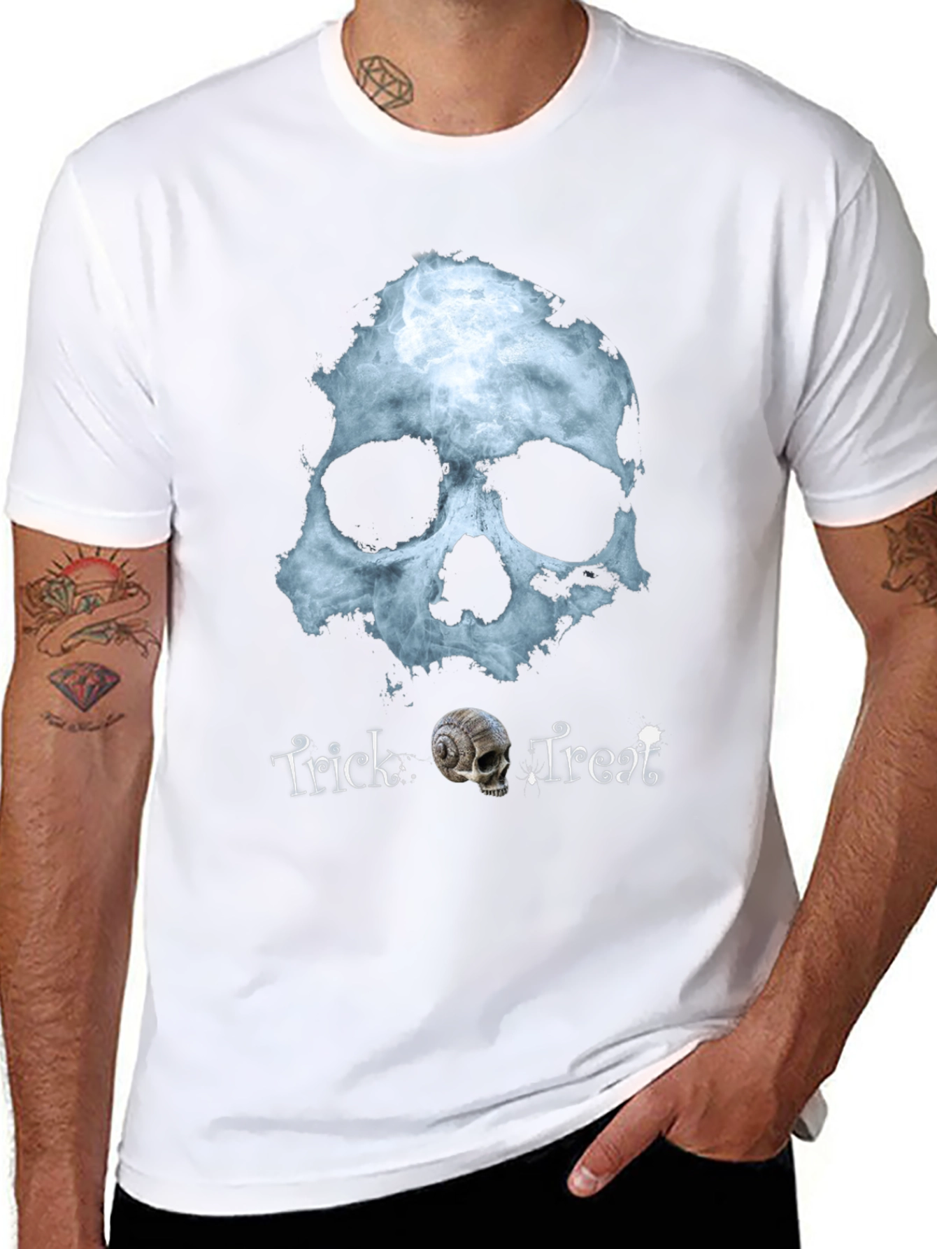 Skull Trick or Treat Graphic Tee