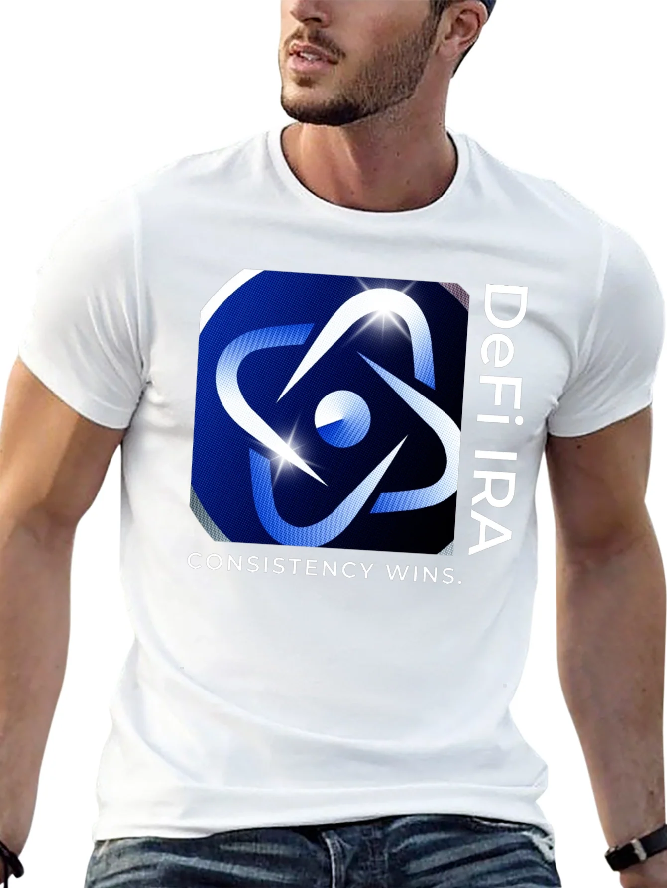 DeFi IRA Consistency Wins Graphic Tee