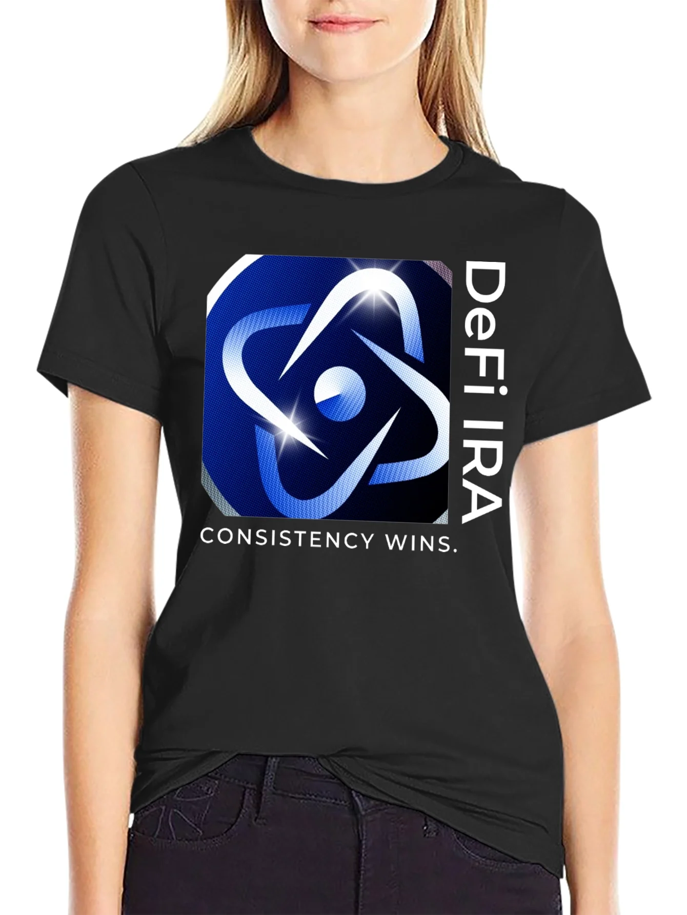 DeFi IRA Consistency Wins Graphic Tee