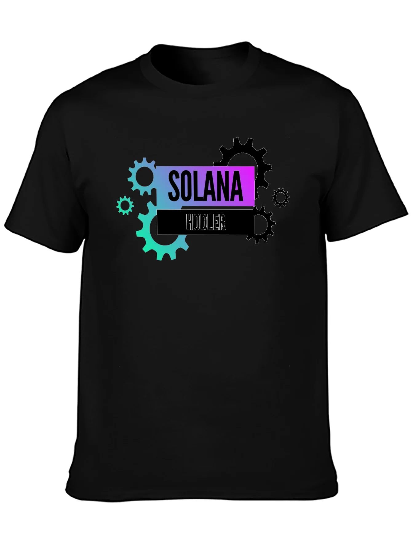 Solana Hodler Black T-Shirt