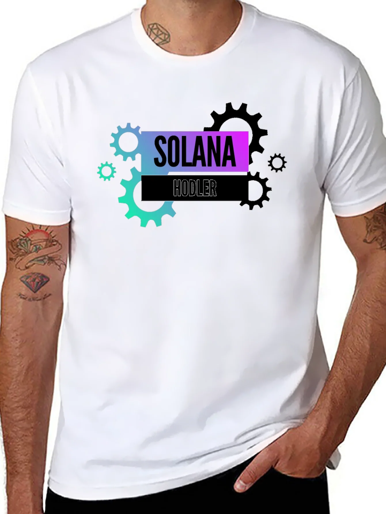 Solana Hodler Black T-Shirt