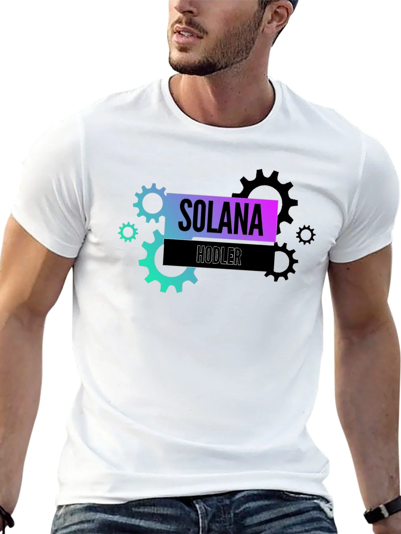 Solana Hodler Black T-Shirt
