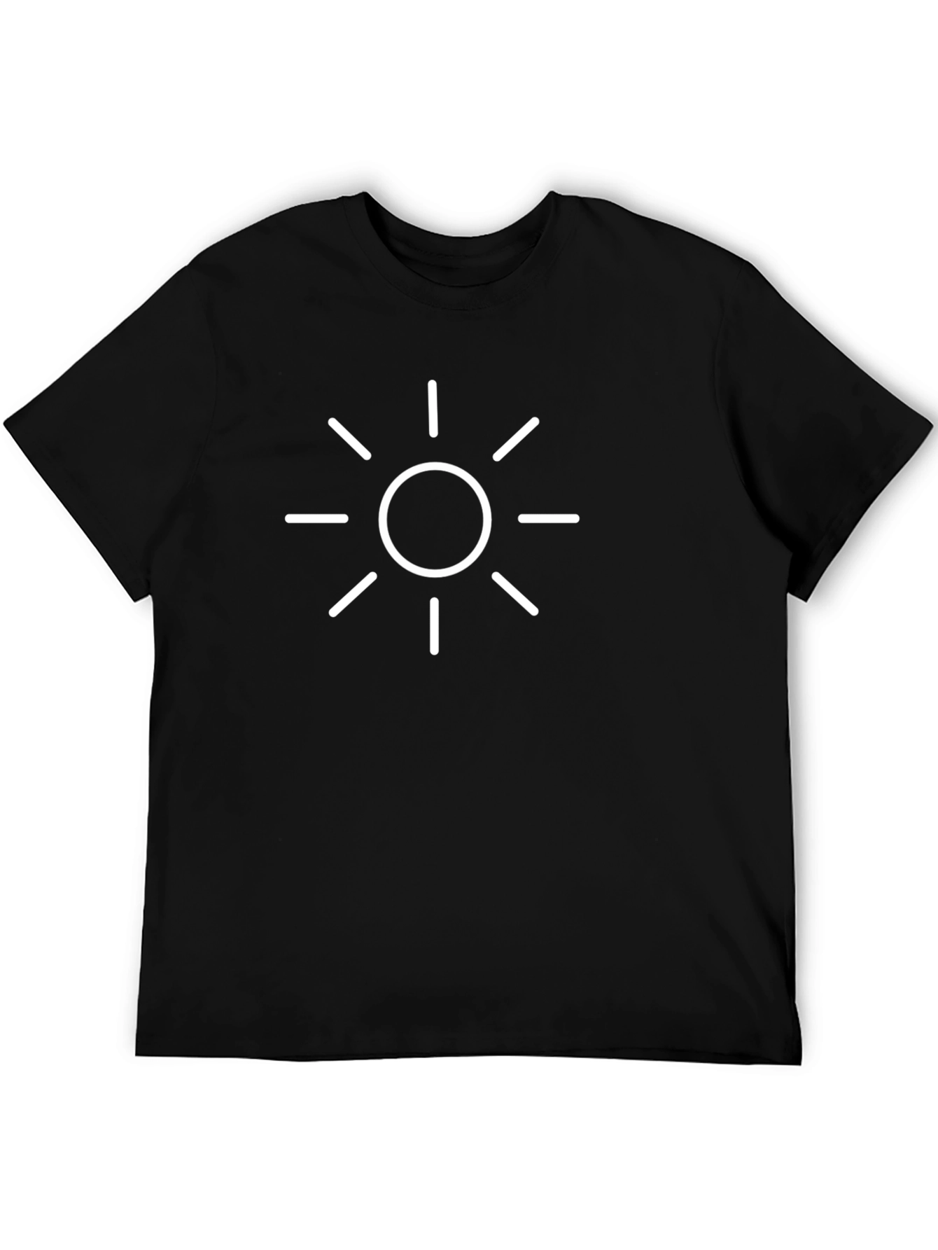Radiant Sun Graphic Tee - Black