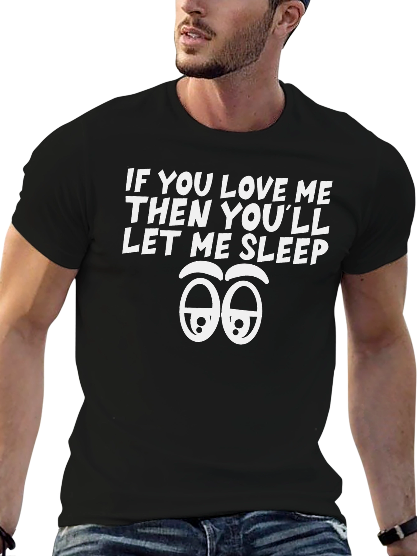 Funny Sleepy Eyes T-Shirt