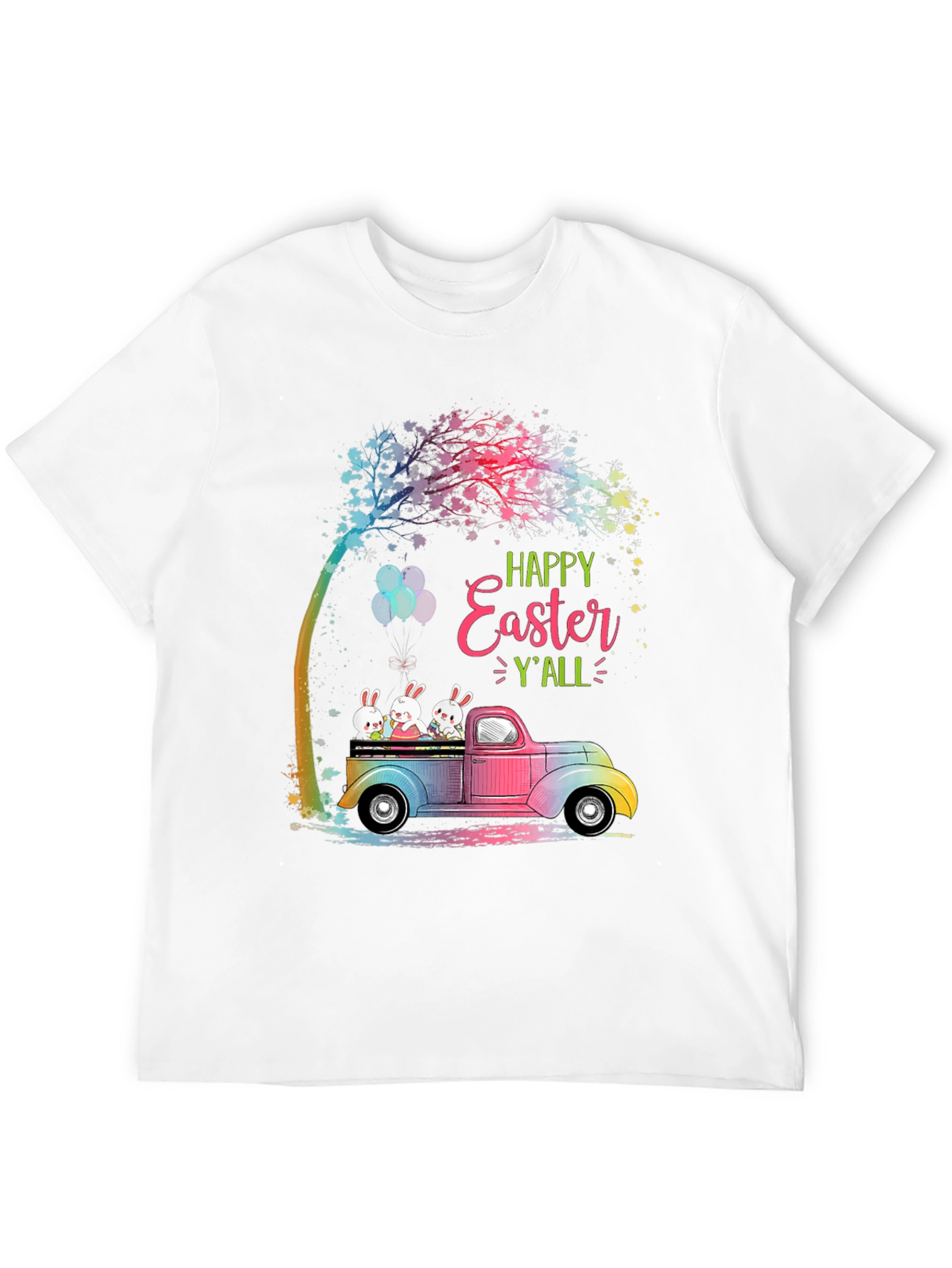 Happy Easter Yall Truck T-Shirt