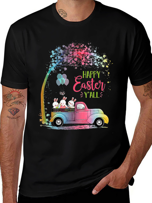 Happy Easter Yall Truck T-Shirt