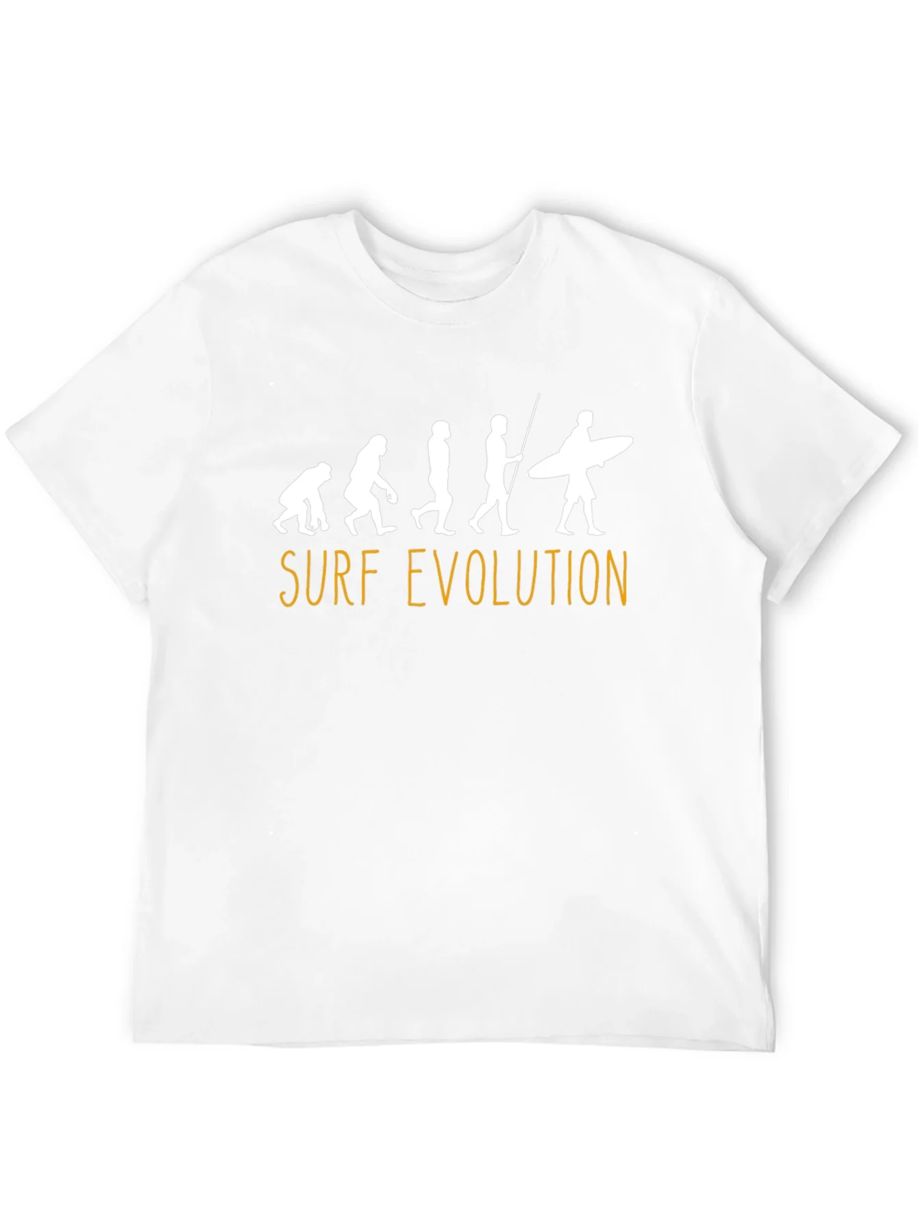 Surf Evolution T-Shirt - Black Fun Graphic Tee