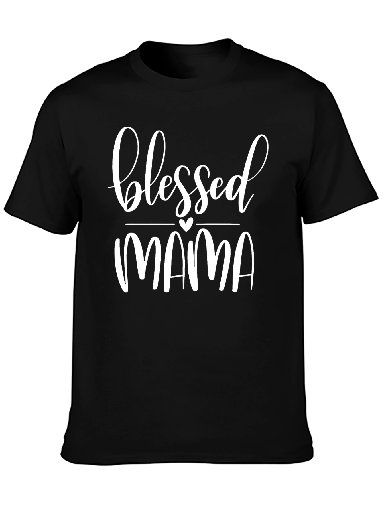 Blessed Mama Black T-Shirt