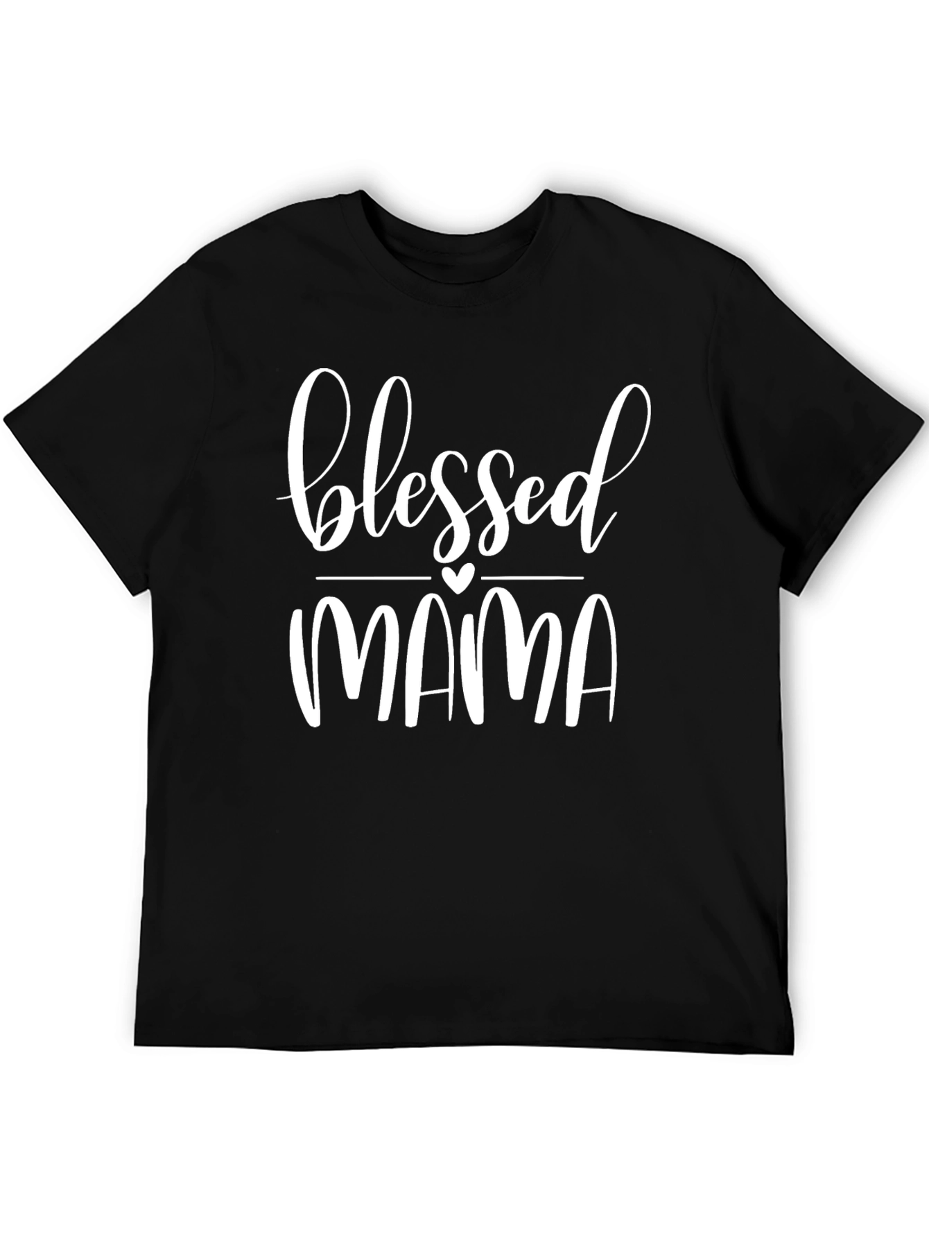 Blessed Mama Black T-Shirt