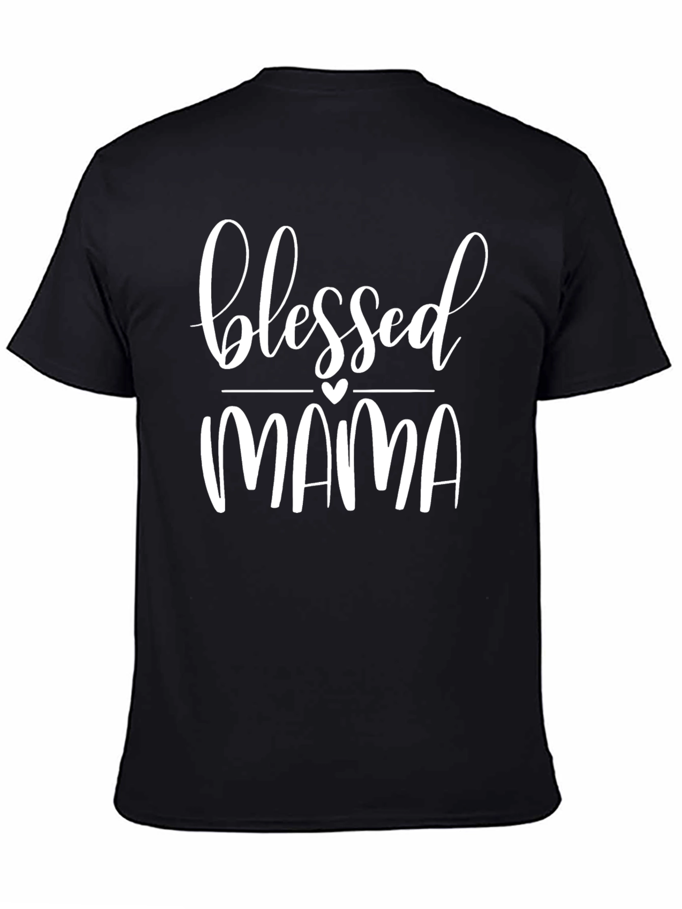 Blessed Mama Black T-Shirt