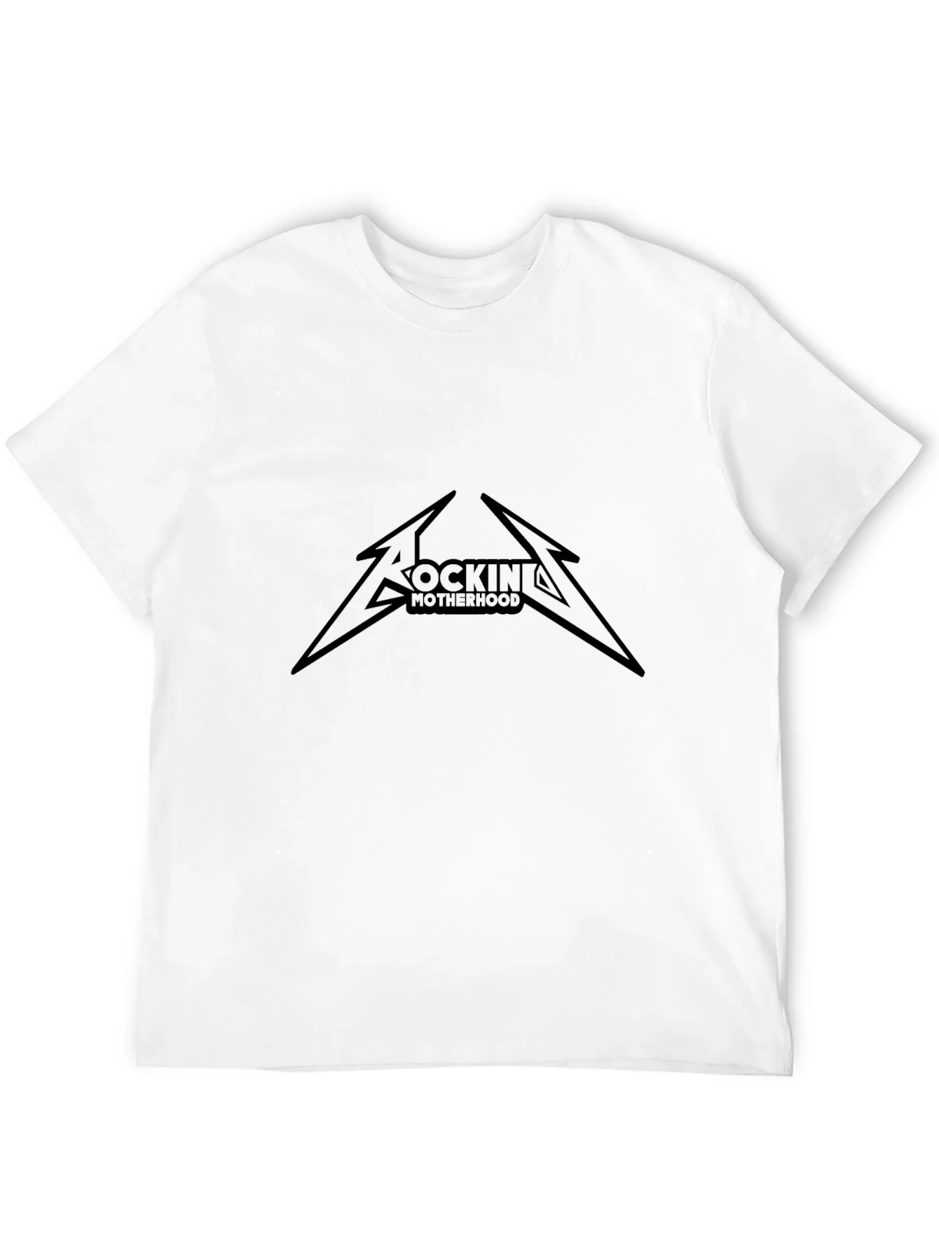 Rockin Motherhood T-Shirt - Black Graphic Tee