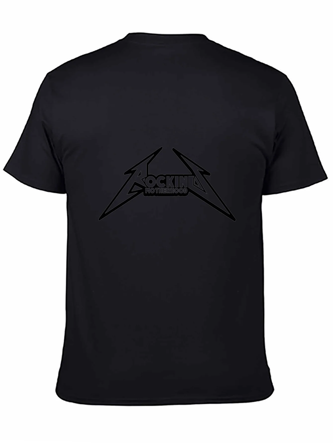 Rockin Motherhood T-Shirt - Black Graphic Tee