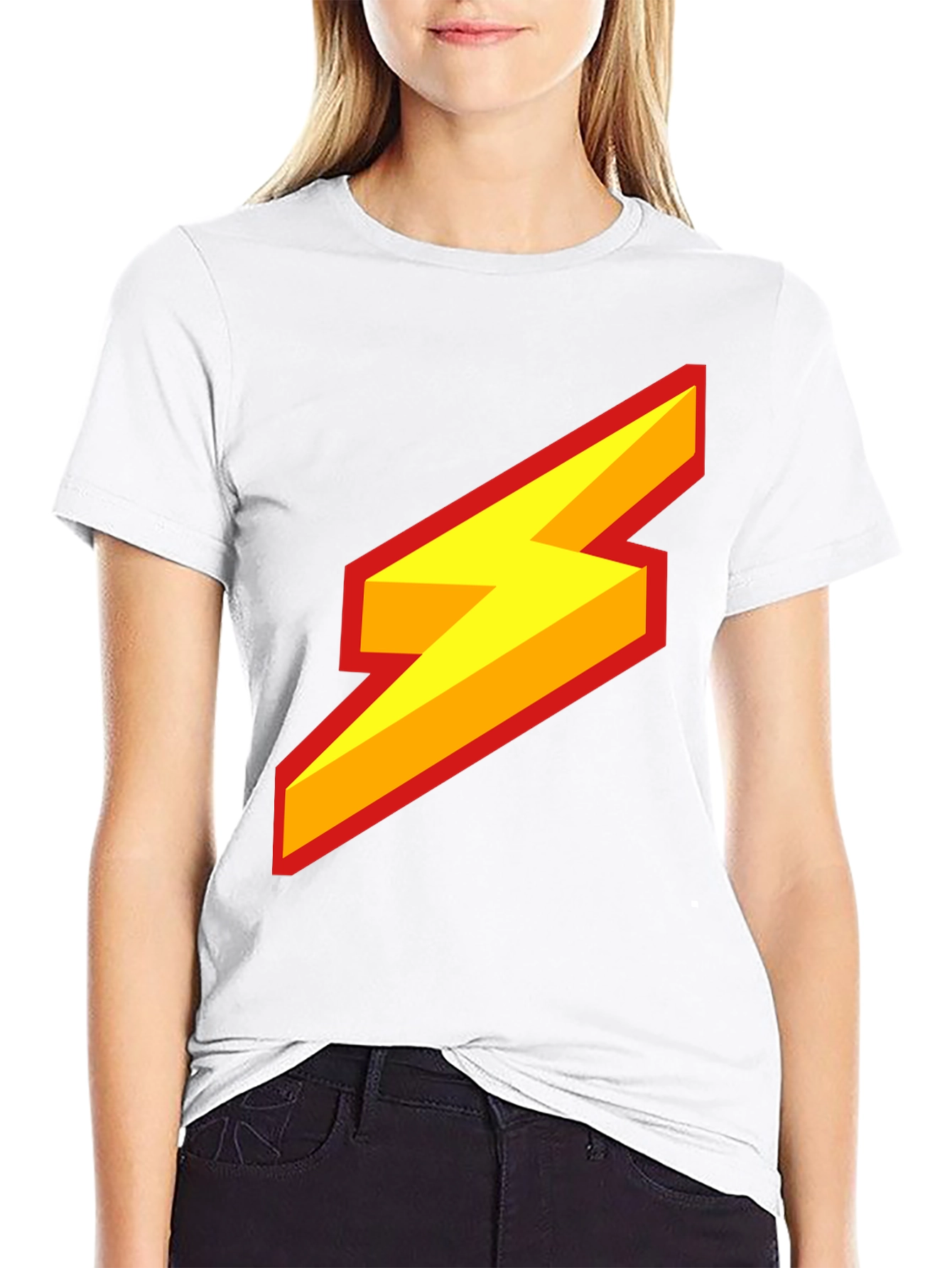 Lightning Bolt Graphic Tee - Bold Style