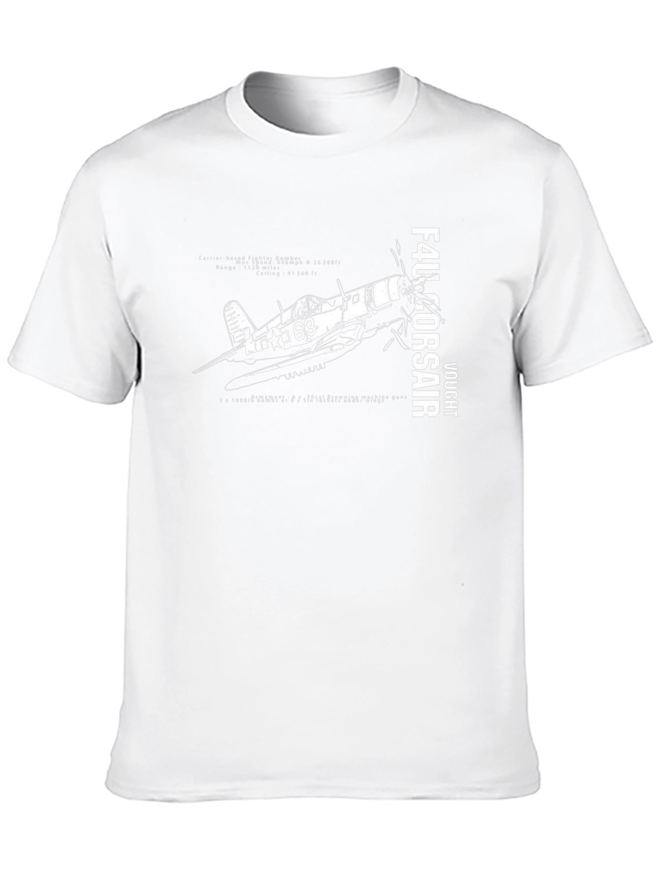 F4U Corsair Graphic T-Shirt - Black