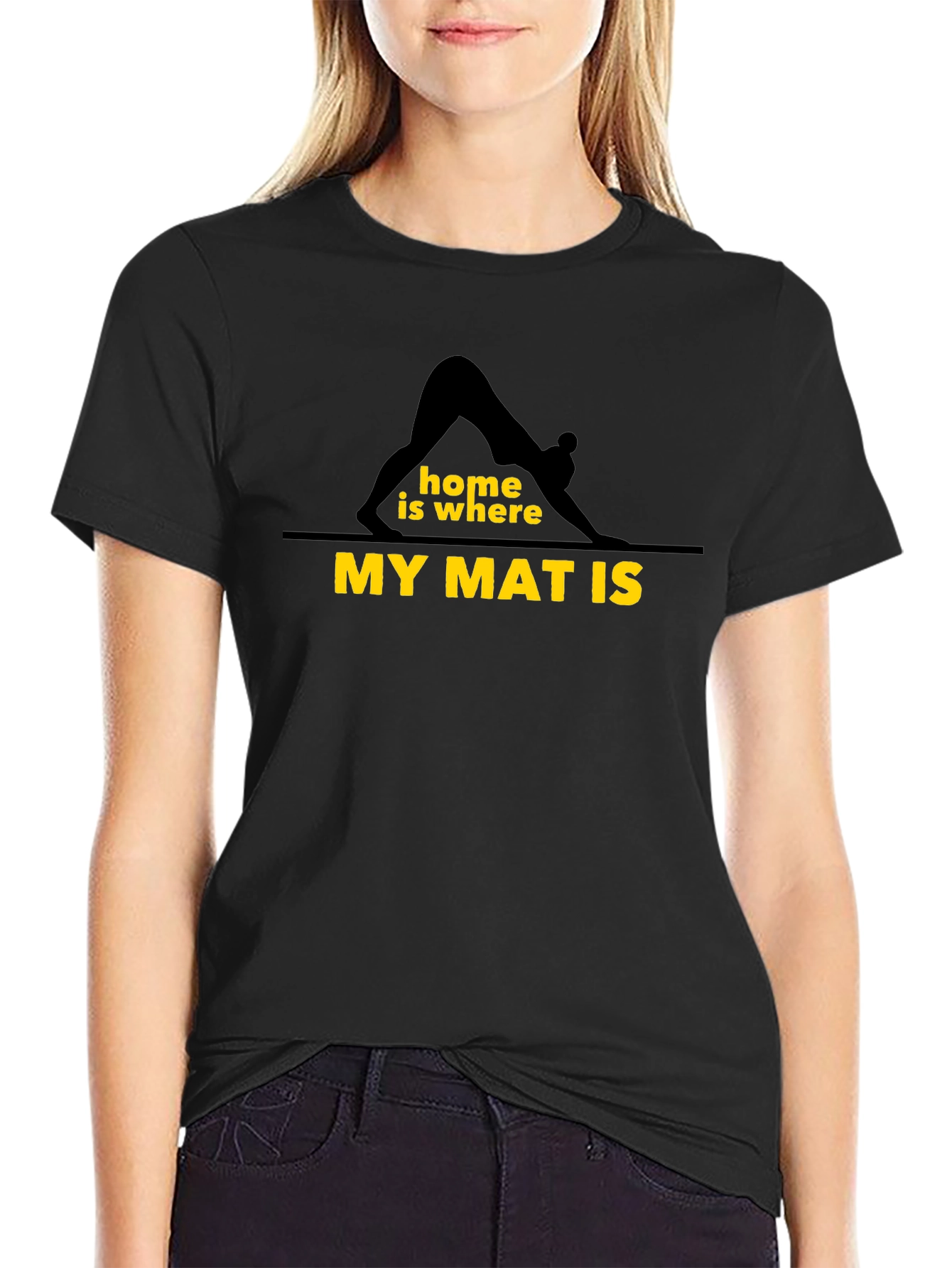 Yoga Home Is Where My Mat Is T-Shirt