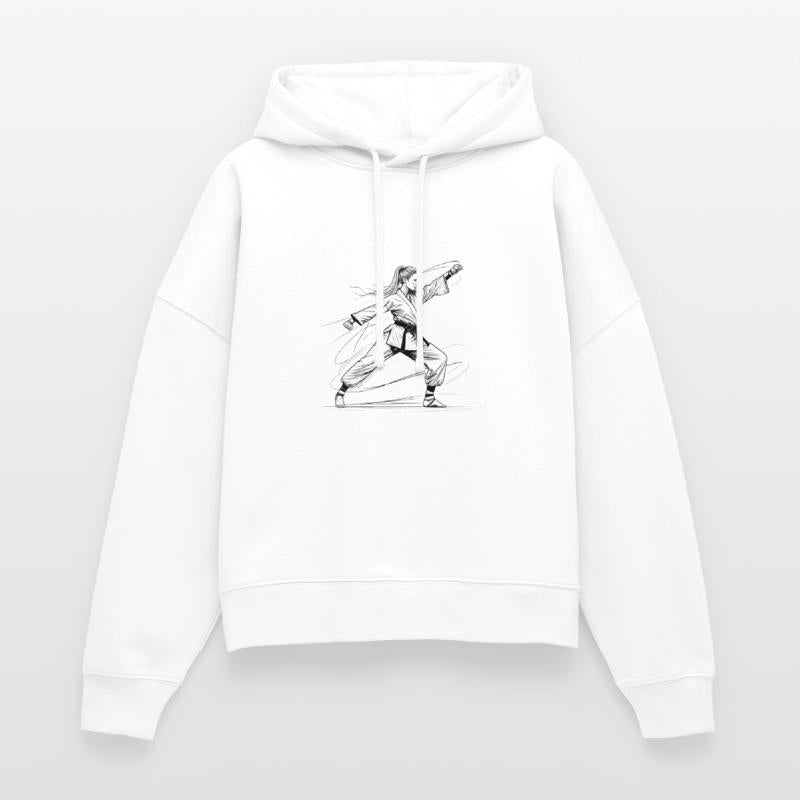 Karate Warrior Woman Power in Motion