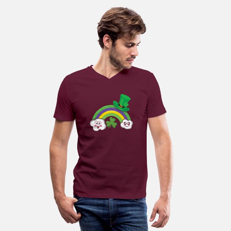 Kawaii Clouds Rainbow Happy Saint Patrick Day