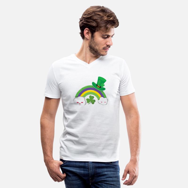 Kawaii Clouds Rainbow Happy Saint Patrick Day