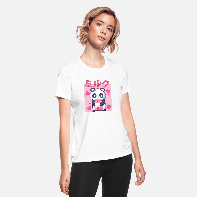 Kawaii Panda Strawberry Milk Shake Carton Japanese