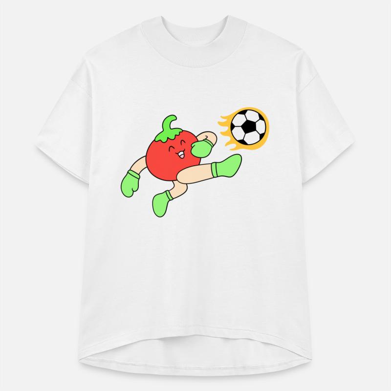 Kawaii tomato soccer