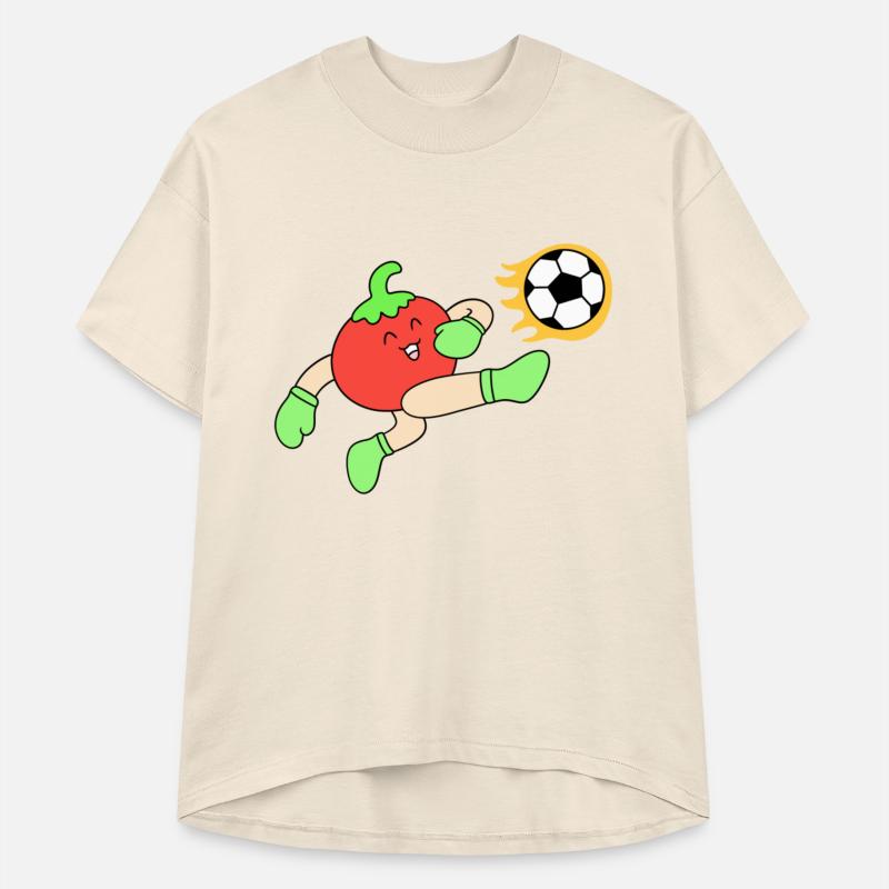 Kawaii tomato soccer