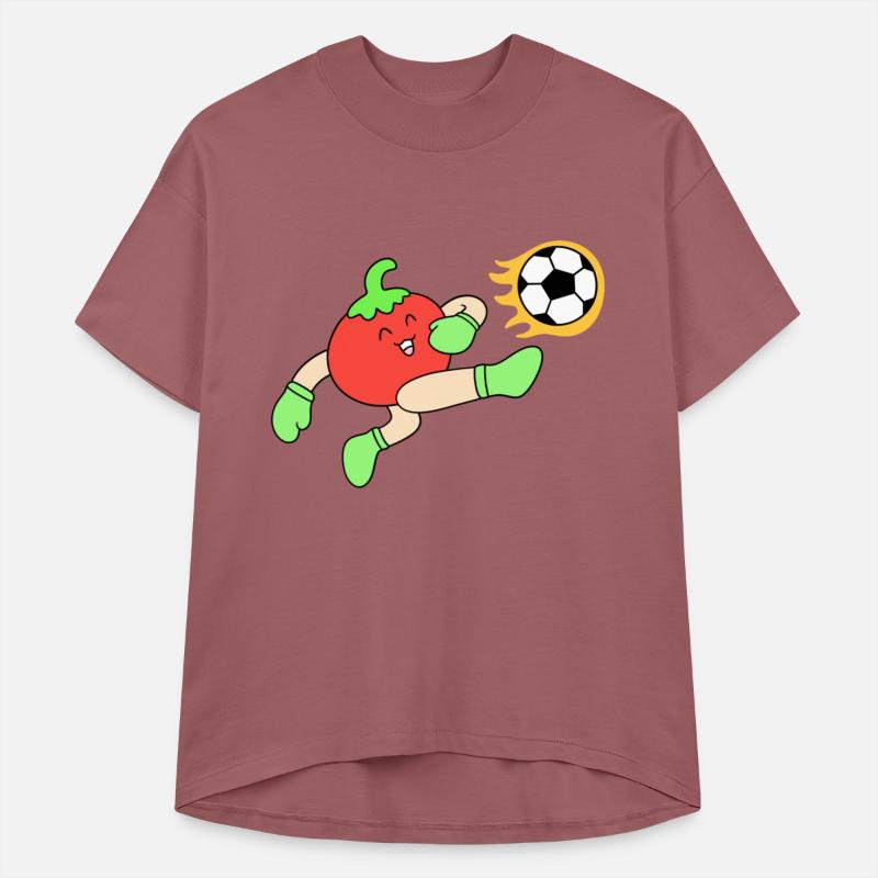 Kawaii tomato soccer