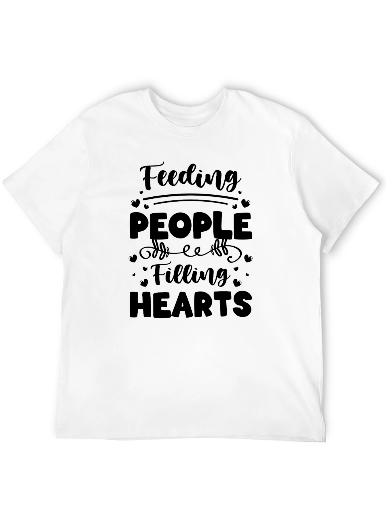 Feeding People Filling Hearts Graphic Tee
