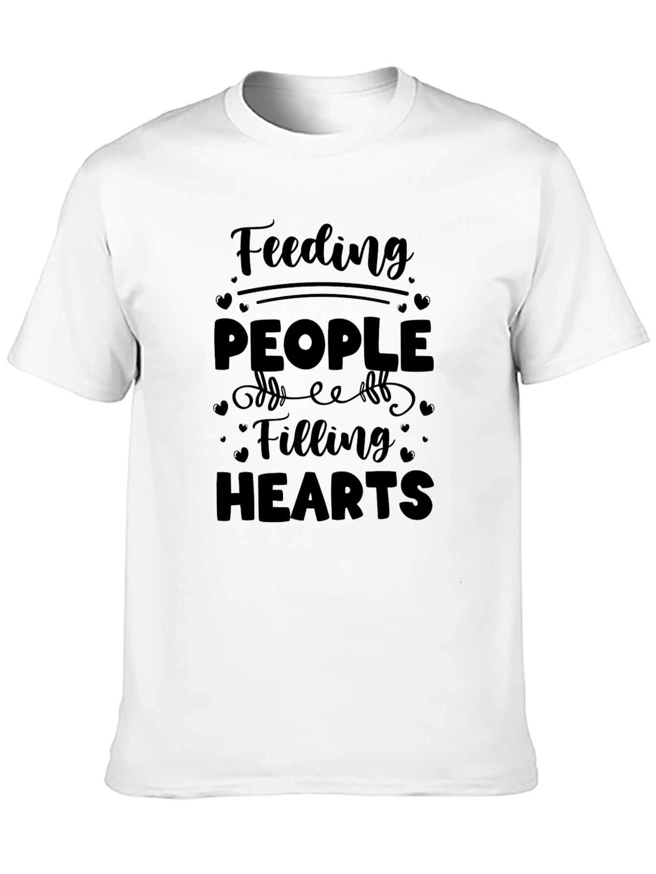 Feeding People Filling Hearts Graphic Tee