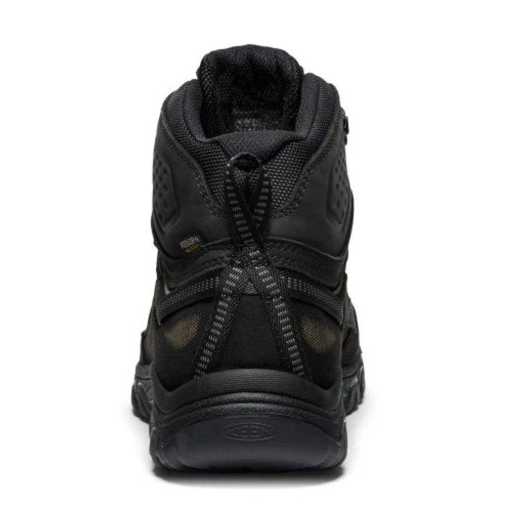 Keen Men's Targhee IV Waterproof Hiking Boot in Triple Black