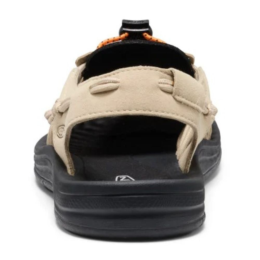 Keen Men's Uneek in Safari/Orange Peel