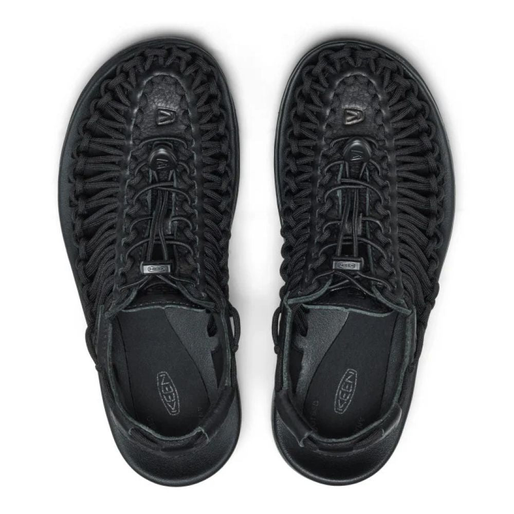 Keen Women's Uneek PLT in Black Smooth Leather