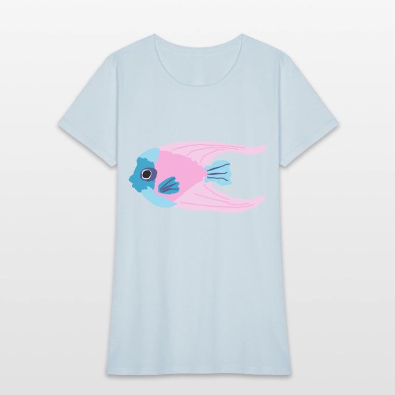 Kids Doodle Cotton Candy Ocean Angel Fish