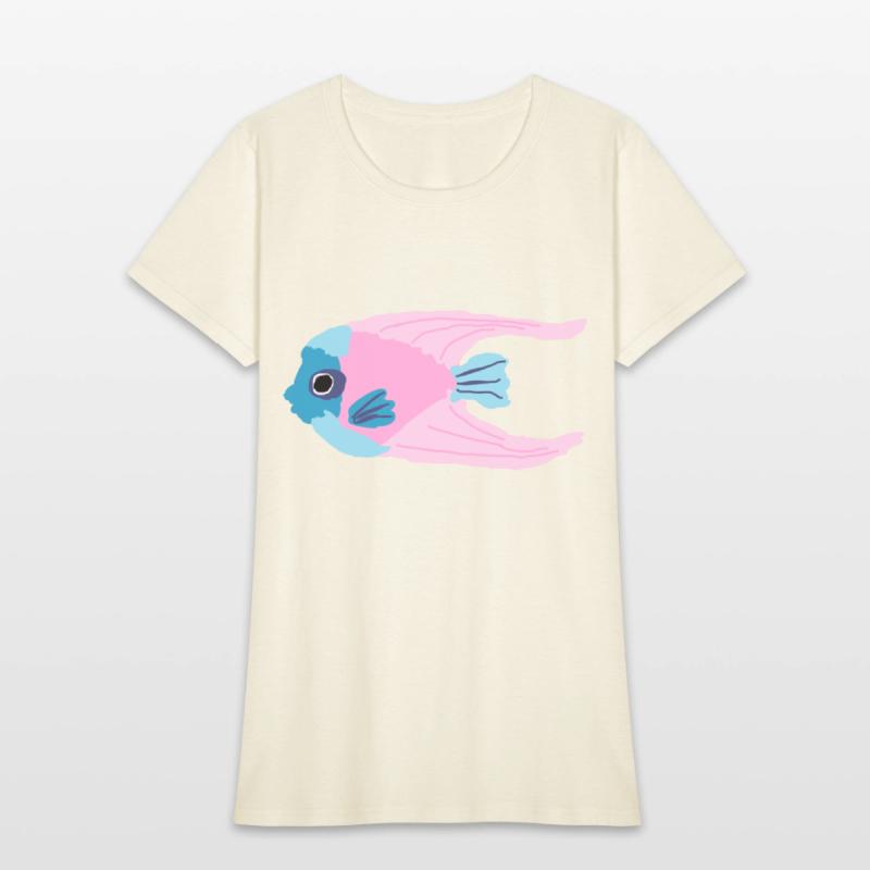 Kids Doodle Cotton Candy Ocean Angel Fish