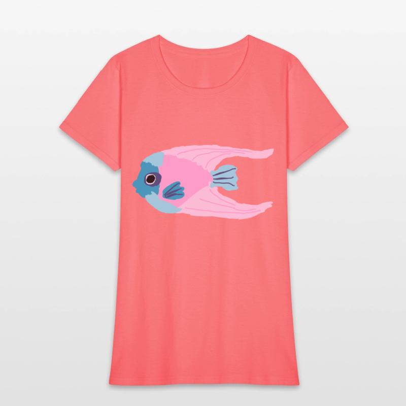 Kids Doodle Cotton Candy Ocean Angel Fish