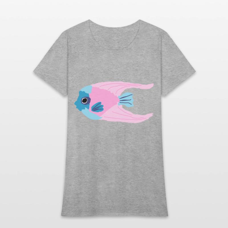 Kids Doodle Cotton Candy Ocean Angel Fish