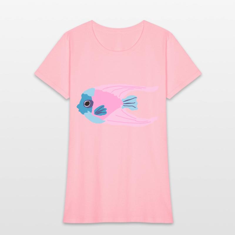 Kids Doodle Cotton Candy Ocean Angel Fish