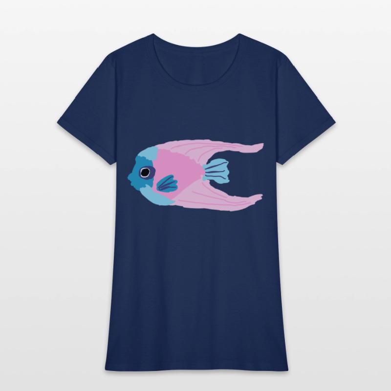 Kids Doodle Cotton Candy Ocean Angel Fish