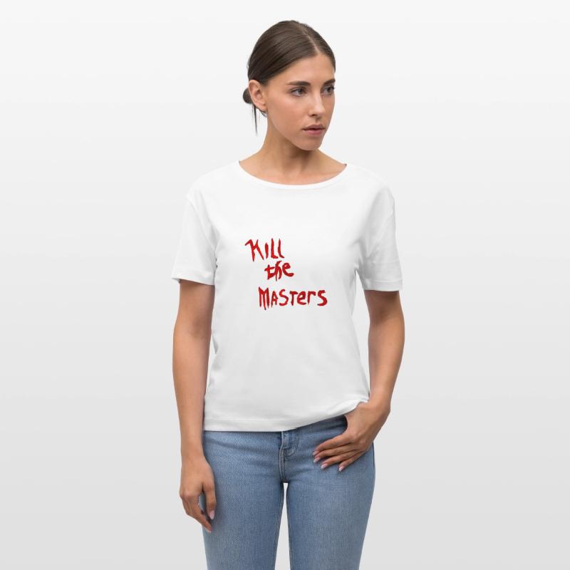 Kill the Masters Text Design Red Quote