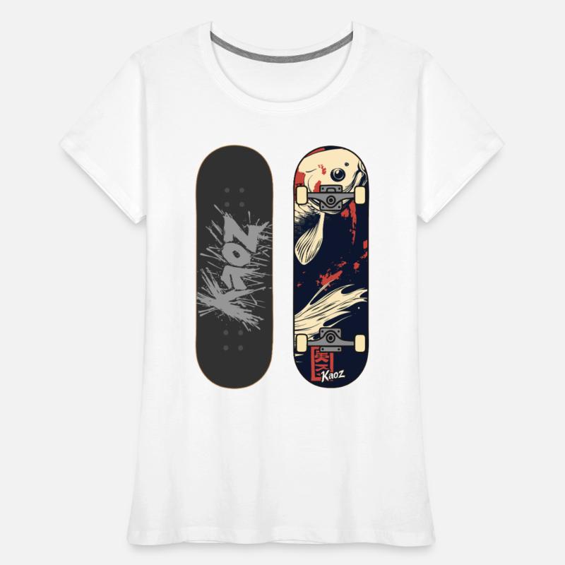 Koi Fish Skateboard with Asian Flair
