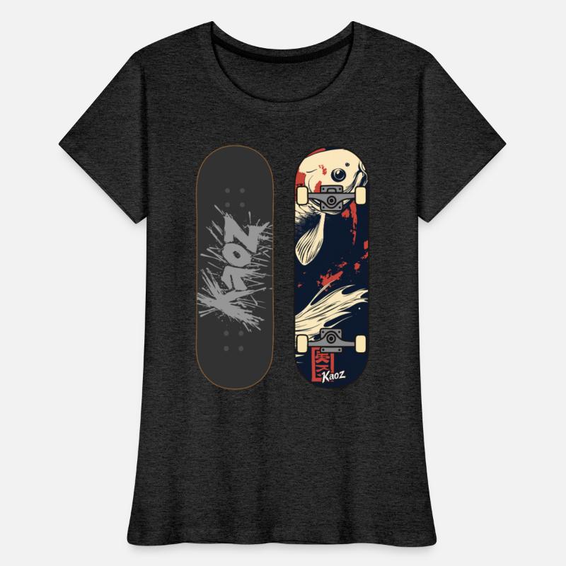 Koi Fish Skateboard with Asian Flair
