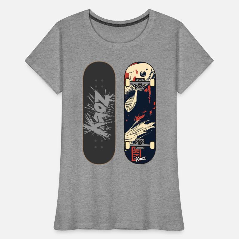 Koi Fish Skateboard with Asian Flair