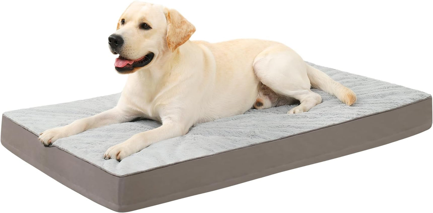KSIIA Orthopedic Dog Bed Dog Crate Bed Waterproof  - Latest Style
